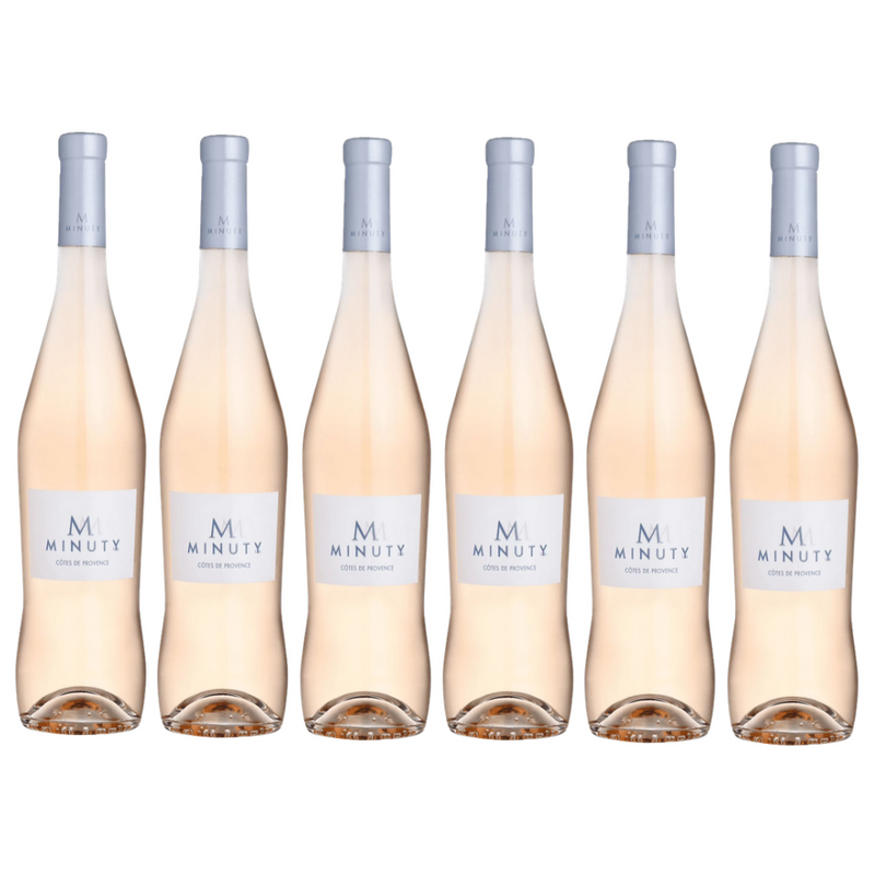 Bundle of 6 Bottles Minuty M Rose Wine 750ml ABV 13%