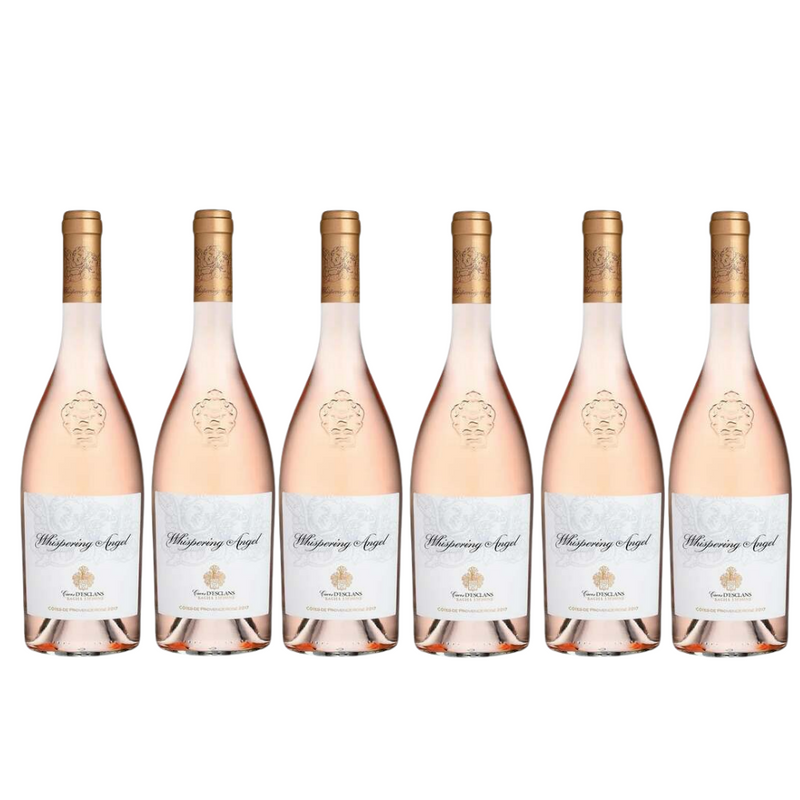 Bundle of 6 Bottles Whispering Angel Rosé Côtes de Provence 2025 750ml ABV 13% – French Rosé Wine