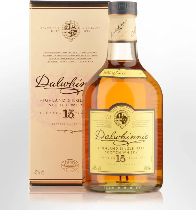 Dalwhinnie 15 Year Old Highland Single Malt Scotch Whisky 75cl