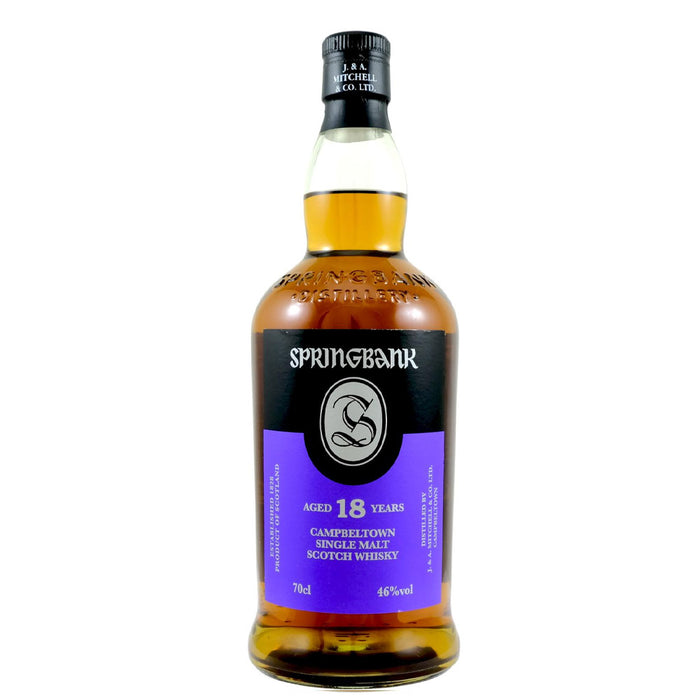 Springbank 18 Years Old ABV 46% 700ml (Without Box)