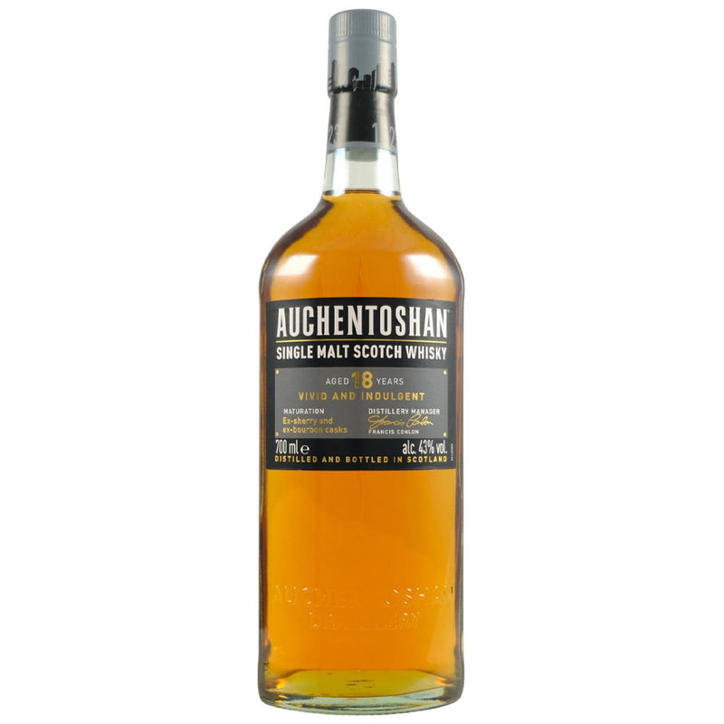 Auchentoshan 18 Year Old Lowland Single Malt Scotch Whisky ABV 40% 70cl (No Box)