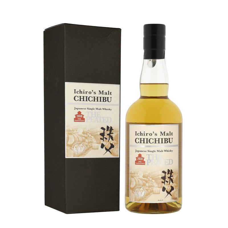 Chichibu Ichiro The Peated 10th Anniversary 2018 Single Malt Whisky with Box ABV 55.5% 700ml