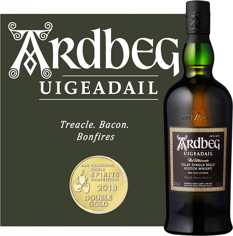 Ardbeg Uigeadail Islay Single Malt Scotch Whisky ABV 54.2% 70cl with Gift Box