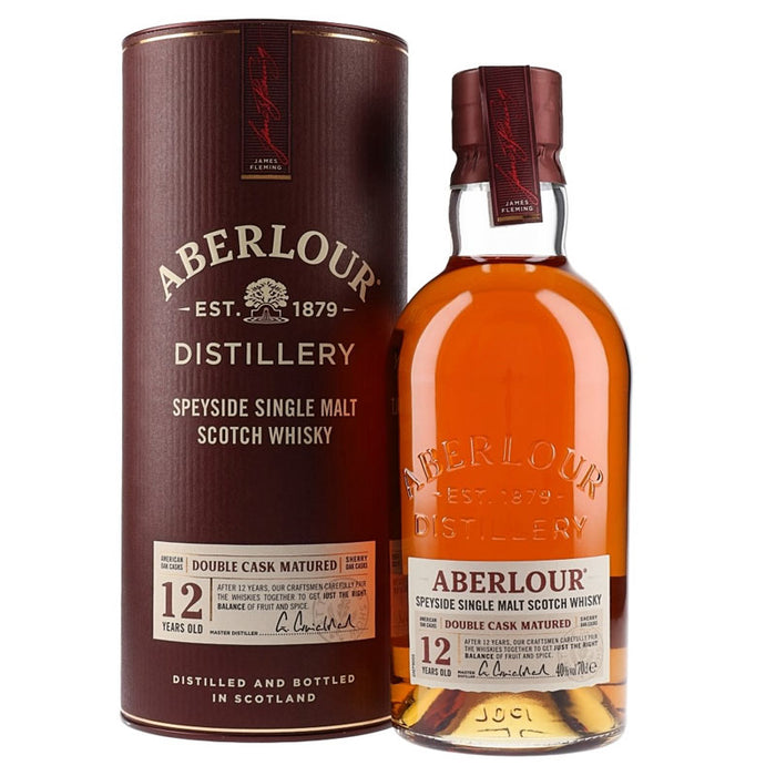 Aberlour 12 Year Old Double Cask Matured Single Malt Scotch Whisky ABV 40% 70cl with Gift Box