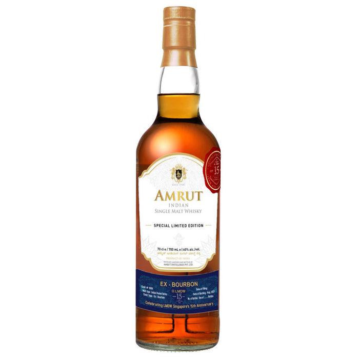 Amrut Ex-Bourbon Limited Edition Single Cask ABV 60% 70cl