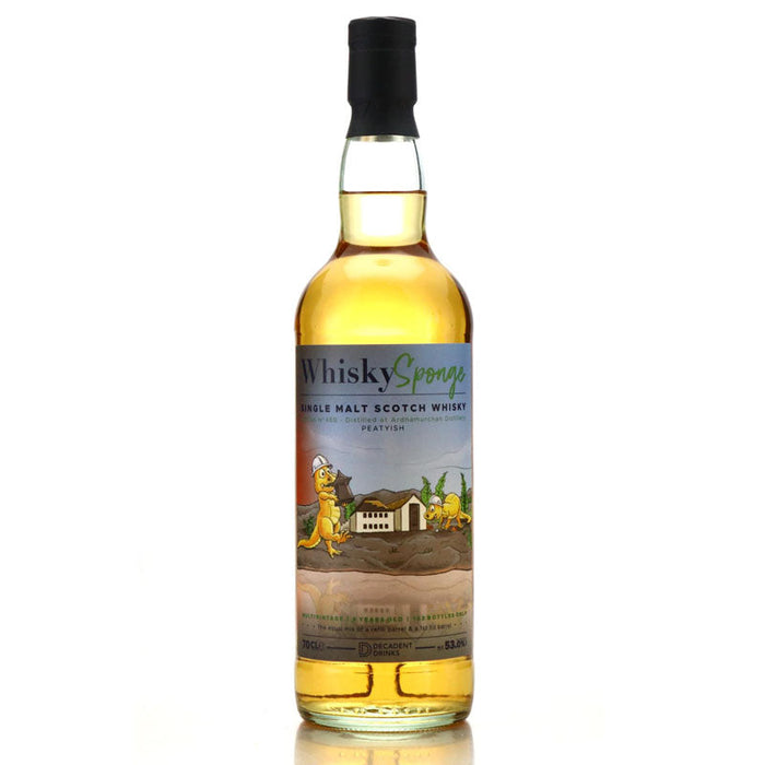 Ardnamurchan 6 Year Old Whisky Sponge Edition No.48B Refill Barrel, First Fill Barrel Highland Single Malt Scotch Whisky ABV 53% 70cl/700ml (Pre-Order 7 Days)