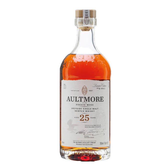 Aultmore 25 Year Old Speyside Single Malt Scotch Whisky 70cl With Gift Box