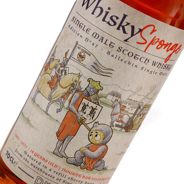 Ballechin 2003 18 Year Old Whisky Sponge Edition No.47 Refill Sherry Butt Highland Single Malt Scotch Whisky ABV 48.5% 70cl/700ml (Pre-Order 7 Days)