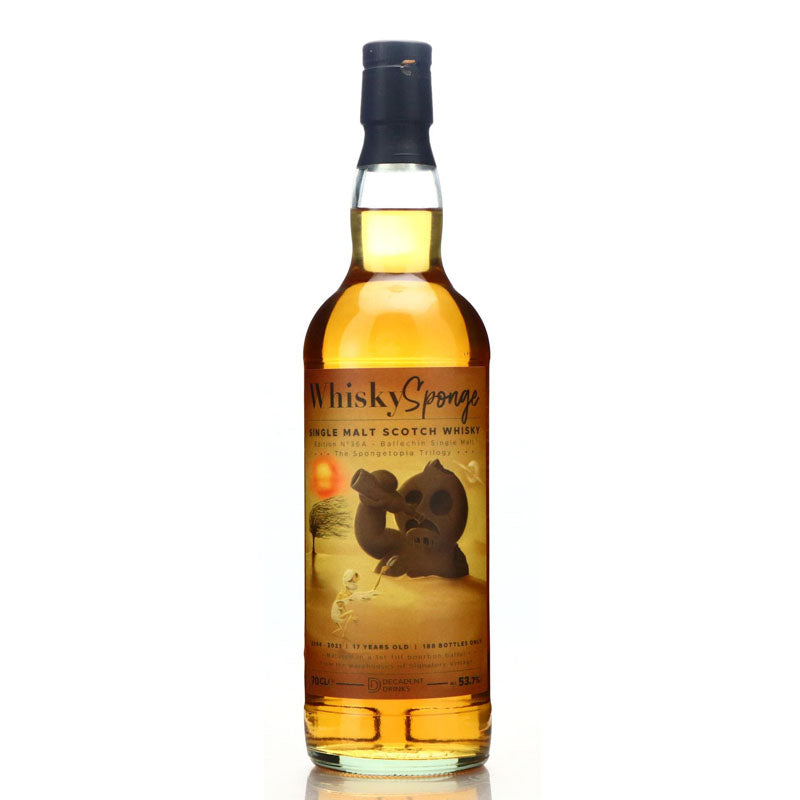 Ballechin 2004 17 Year Old Whisky Sponge  Edition No.36A First Fill Bourbon Barrel Highland Single Malt Scotch Whisky ABV 53.7% 70cl/700ml (Pre-Order 7 Days)