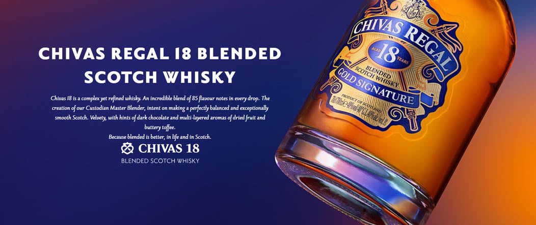 Chivas Regal 18 Year Old Blended Scotch Whisky ABV 40% 750ml (No Box)