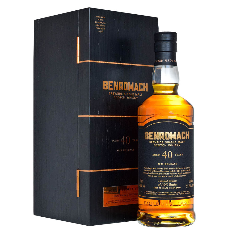 Benromach 40 Year Old (2021 Release) Speyside Single Malt Scotch