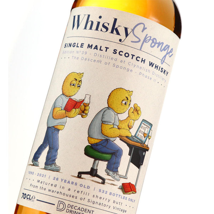 Clynelish 1995 26 Year Old Whisky Sponge Edition No.39 Refill Sherry Butt ABV 57.7% 70CL (Pre-Order 7 Days)