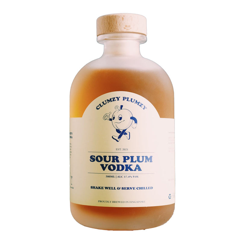(MAF Sale) Clumzy Plumzy Sour Plum Vodka ABV 17.4% 500ml
