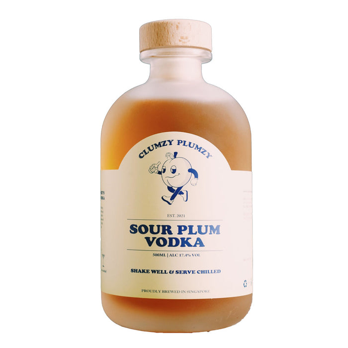 Clumzy Plumzy Sour Plum Vodka ABV 17.4% 500ml