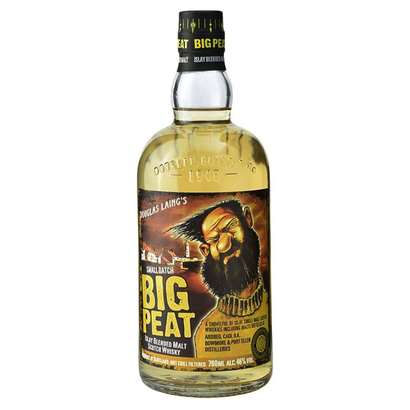 (Flash Sale - 60% off at check out) Douglas Laing's Big Peat Islay Blended Malt Scotch Whisky ABV 46% 70cl With Gift Box