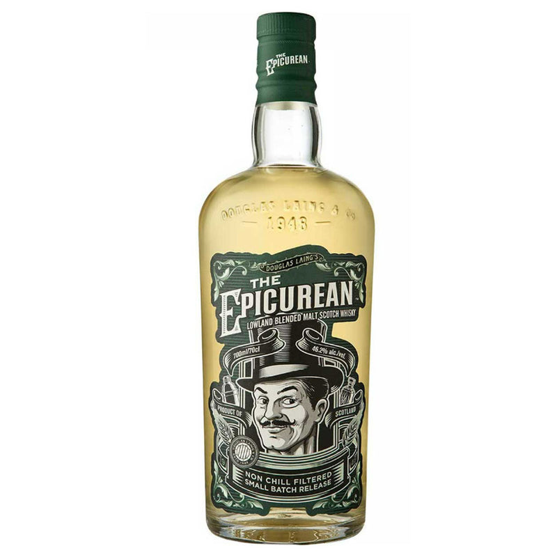 (Flash Sale - 60% off at check out) Douglas Laing's The Epicurean Lowland Blended Malt Scotch Whisky ABV 46.2% 70cl With Gift Box