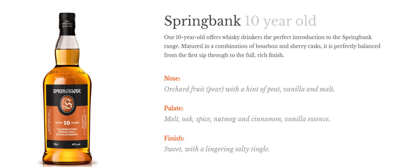 Springbank 10 Years Old 700ml 46% (No Box)