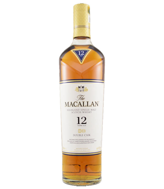 The Macallan 12 Year Old Double Cask Highland Single Malt Scotch Whisky ABV 40% 70cl with Gift Box