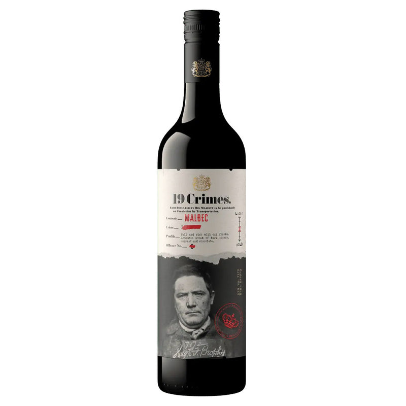 19 Crimes Malbec 75cl x 6 Bottles