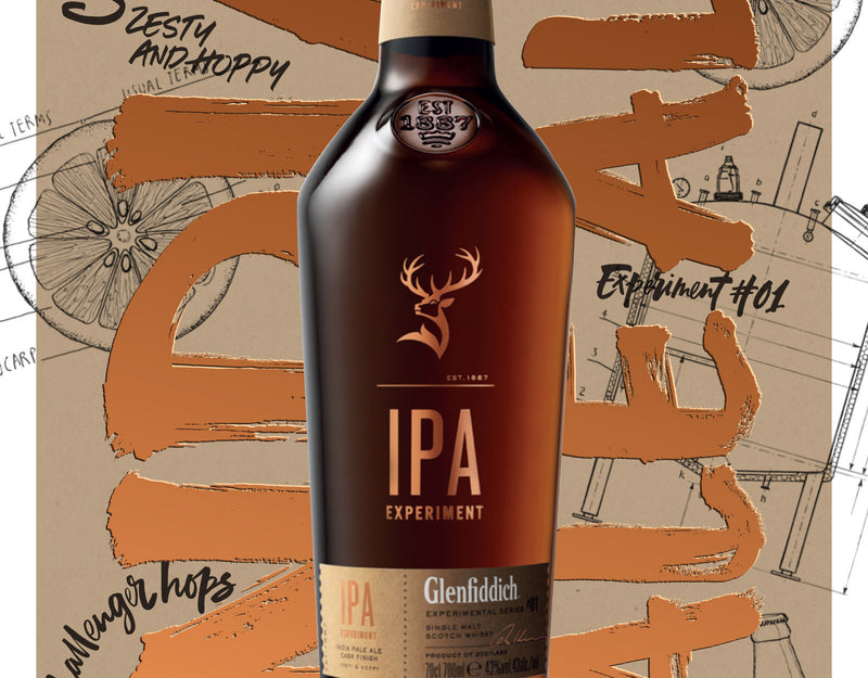 Glenfiddich IPA Cask Speyside Single Malt Scotch Whisky ABV 40% 70cl ABV 43% 70cl (No Box)