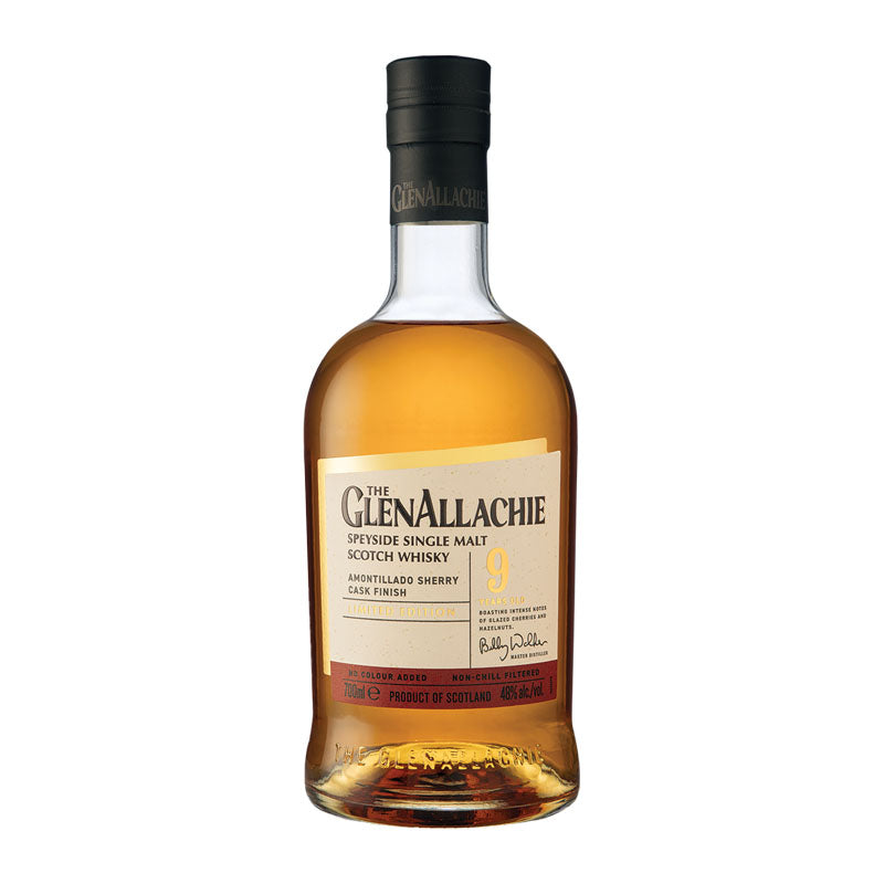 (EOY Sale - discount at check out) GlenAllachie 9 Year Old 2014 Amontillado Sherry Series Speyside Single Malt Scotch Whisky ABV 48% 700ml with Gift Box