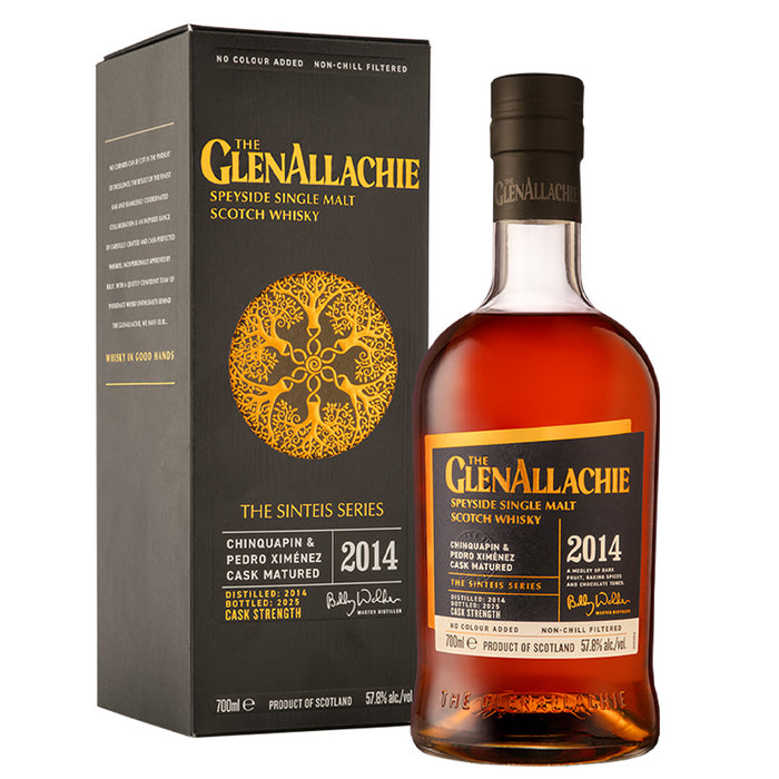 GlenAllachie Sinteis Part I: 2014 Chinquapin & PX Cask Matured ABV 57.8% 700ml with Gift Box