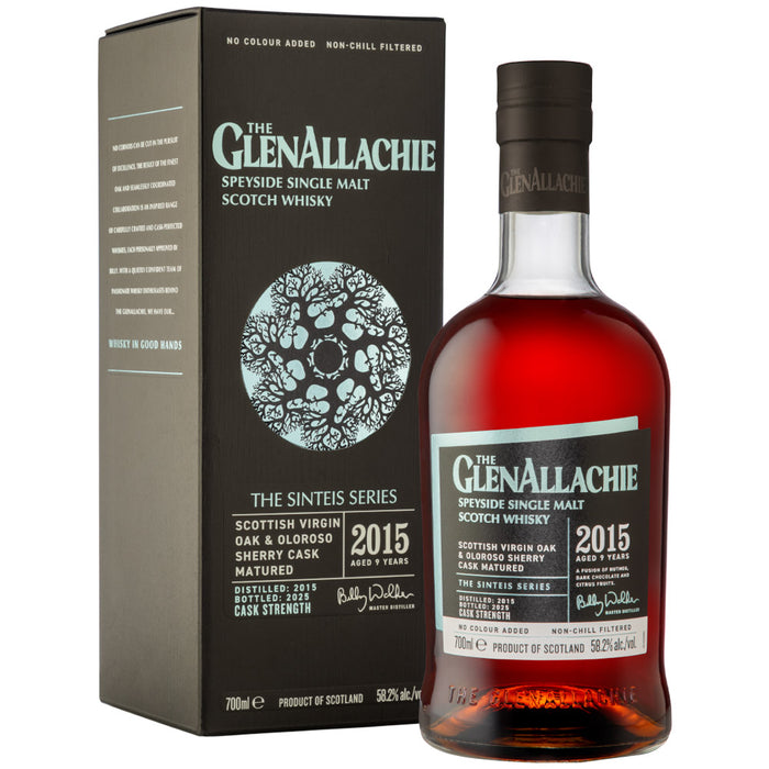 GlenAllachie Sinteis Part II: 2015 Scottish Oak & Oloroso Cask Matured ABV 58.2% 700ml with Gift Box