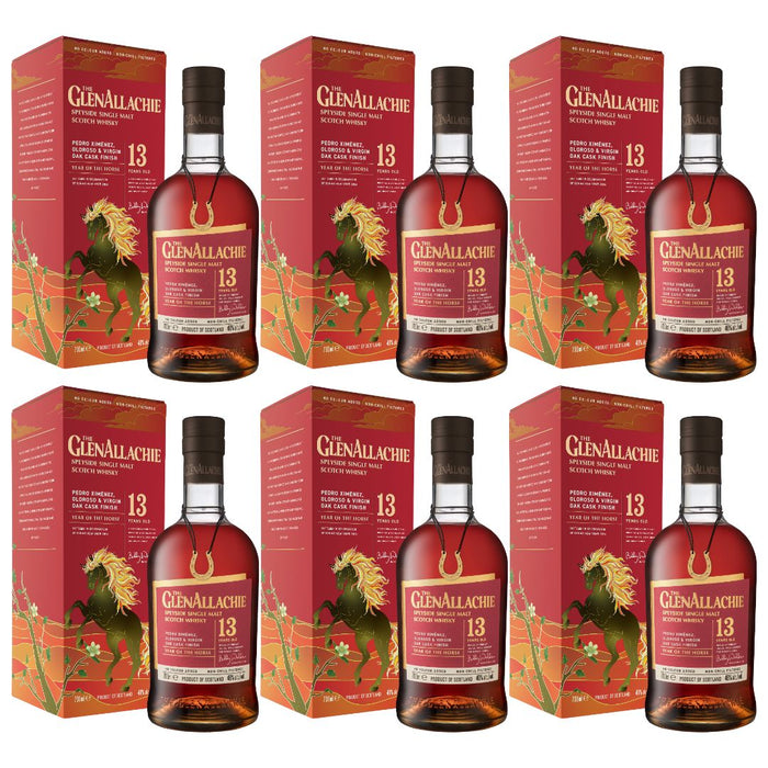 (Soft Launch) Bundle of 6 Bottles The Glenallachie 13 Year of The Horse 2026 ABV 48% 70cl with Gift Box (Shipment has arrived)