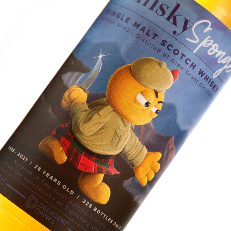 The Glen Grant 1995 26 Year Old Whisky Sponge Edition No.42 Two First Fill Barrels ABV 50.6% 70CL (Pre-Order 7 Days)