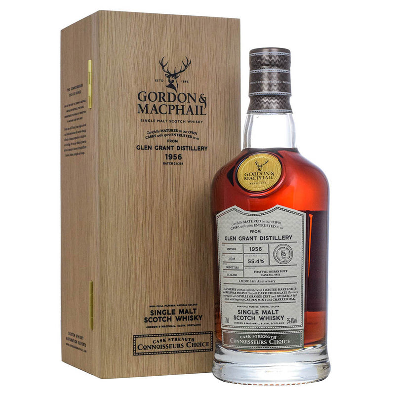 The Glen Grant 65 Years Old Gordon & MacPhail 1956 Cask 4451 700ml