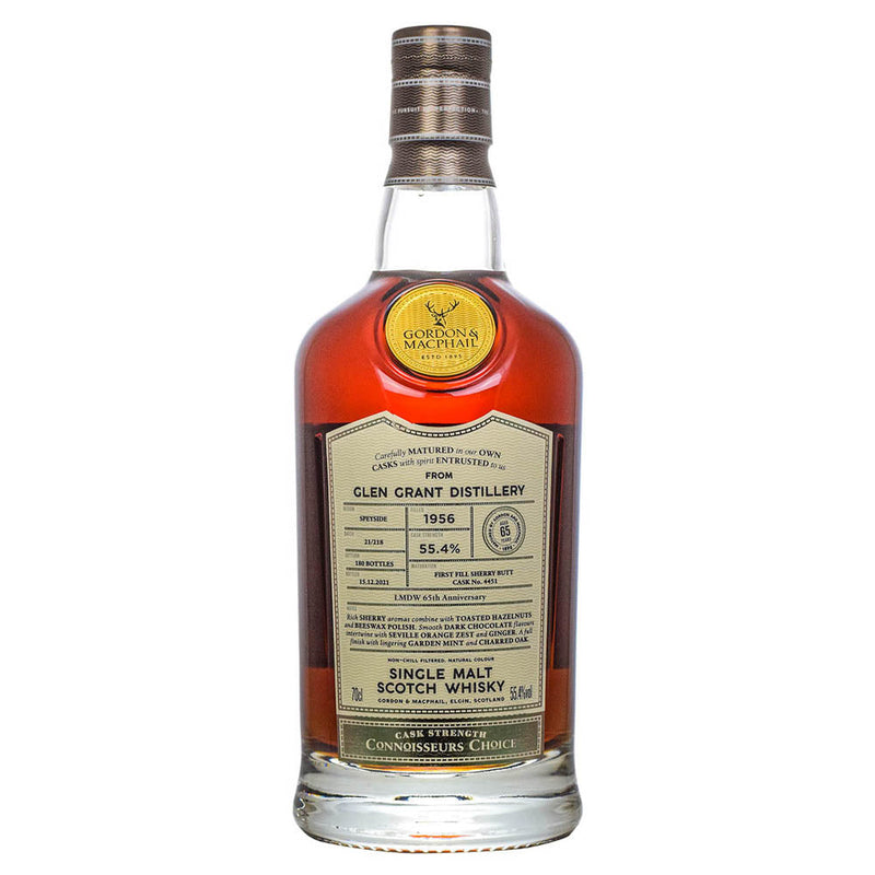 The Glen Grant 65 Years Old Gordon & MacPhail 1956 Cask 4451 700ml