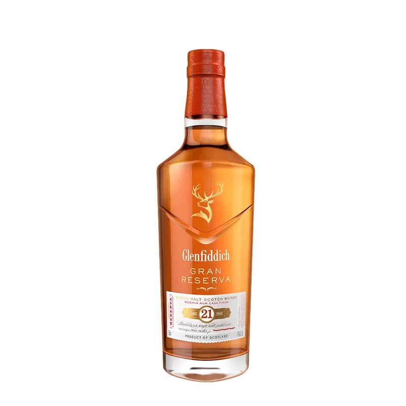 Glenfiddich 21 Year Old Reserva Rum Cask Finish Speyside Single Malt Scotch Whisky ABV 40% 70cl