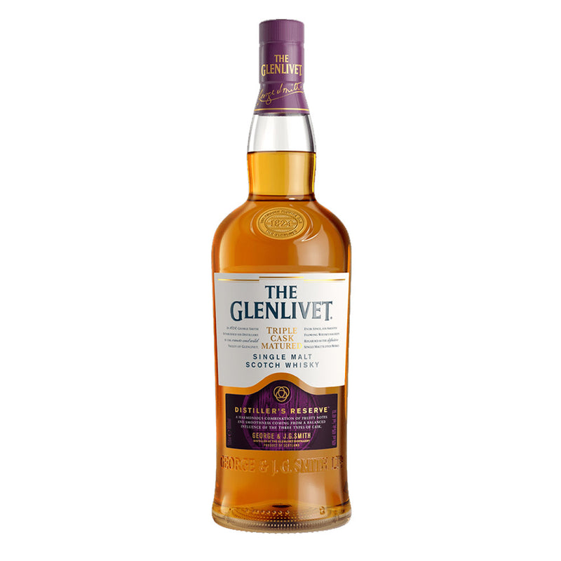 The Glenlivet Triple Cask Matured Distiller's Reserve Single Malt Scotch Whisky ABV 40% 1000ml (1L - No Box)