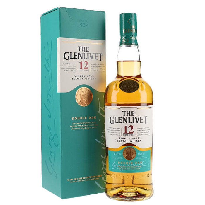 The Glenlivet 12 year Double Oak 40% 1L (New Packaging)