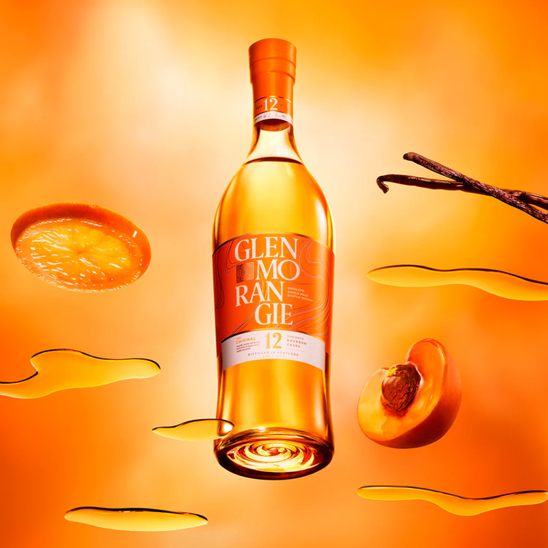 Glenmorangie 12 Year Old The Original with 2 Glasses Highland Single Malt Scotch Whisky ABV 40% 700ml (Gift Set)