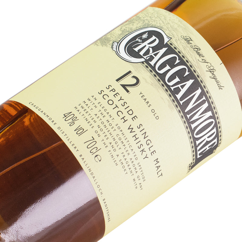 Cragganmore 12 Year Old ABV 40% 750ml (No Box)