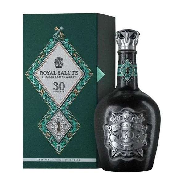 Bundle of 3 Bottles Royal Salute 30 Years Key To The Kingdom 500ml