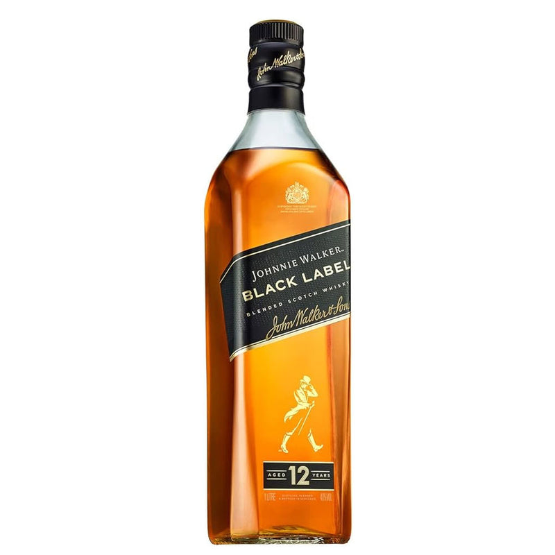 Johnnie Walker Black Label Blended Scotch Whisky 1L