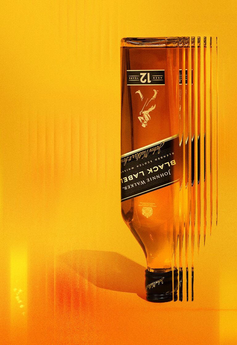 Johnnie Walker Black Label Blended Scotch Whisky 1L