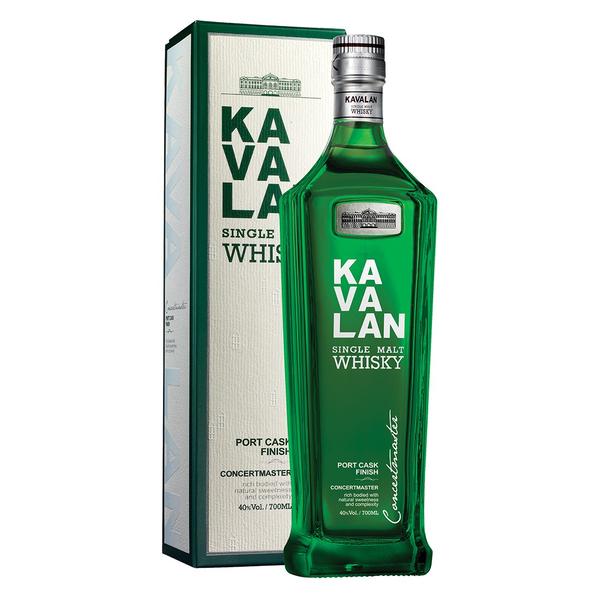 Kavalan Concertmaster Port Cask Finish Single Malt Whisky ABV 40% 100cl with Gift Box