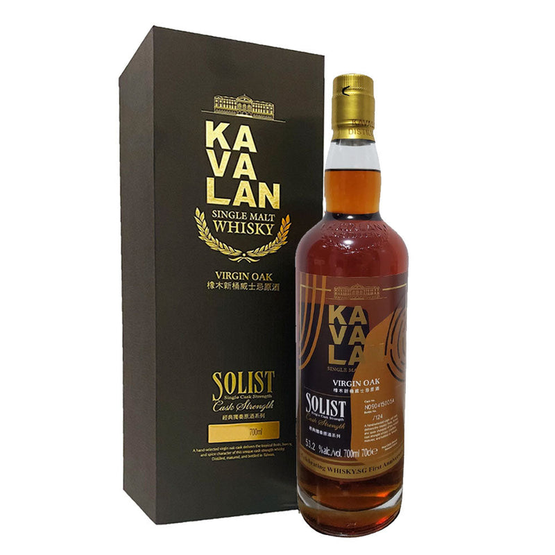 Kavalan Solist Virgin Oak Whisky.Sg 1st Anniversary ABV 53.2% 70cl