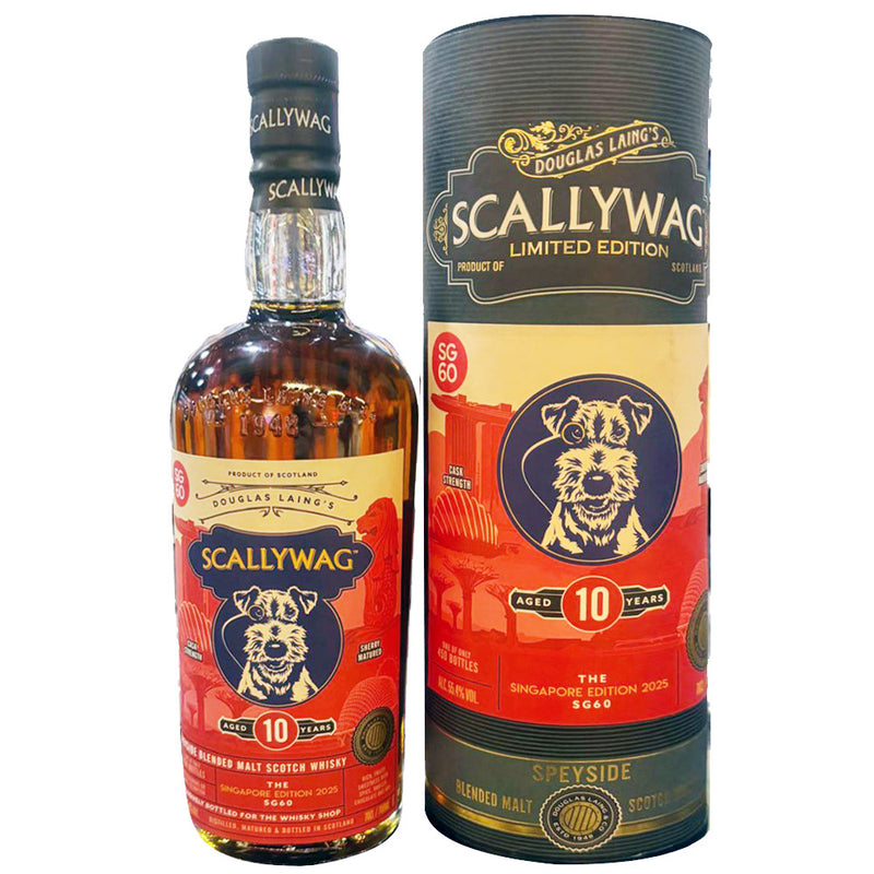 (EOY  Sale) Douglas Laing's Scallywag Singapore Anniversary 60 Edition 2025 ABV 55.4% 700ml