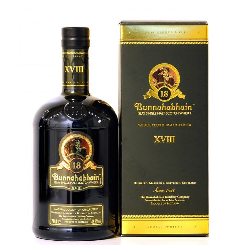 Bunnahabhain XVIII 18 Years (Older Bottling) Single Malt Whisky ABV 46.3% 700ml