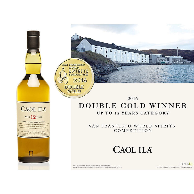 Caol Ila 12 Year Old ABV 43% 700ml (No Box)