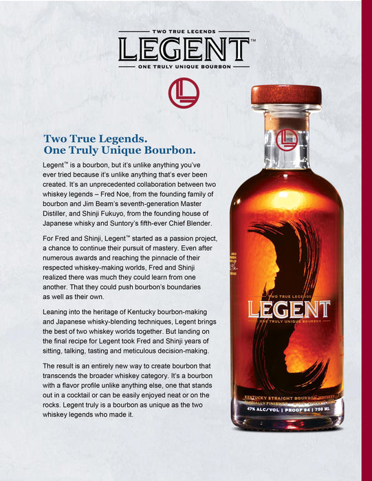 Legent Bourbon Whisky ABV 47% 700ml