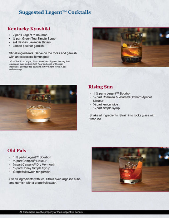 Legent Bourbon Whisky ABV 47% 700ml