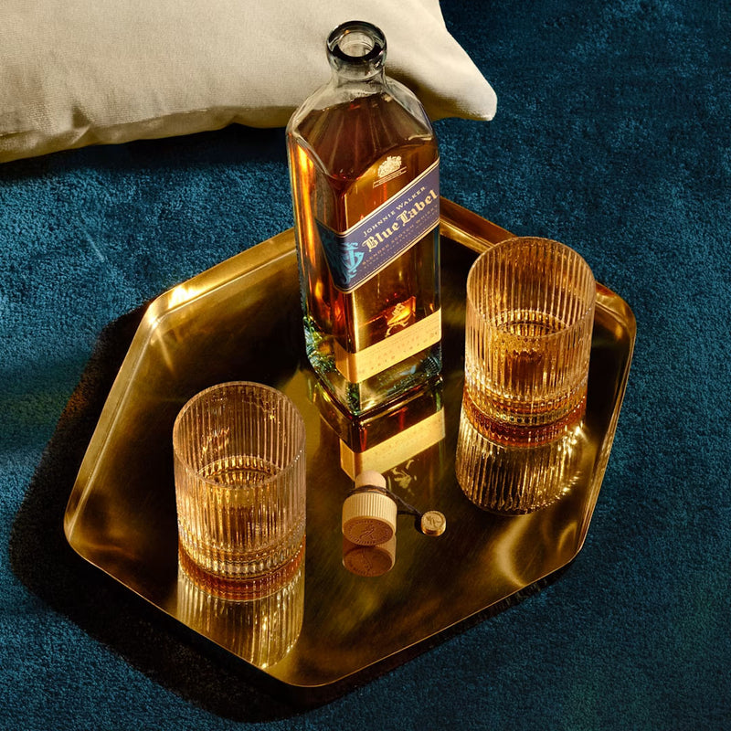 Bundle of 2 Bottles Johnnie Walker Blue Label Blended Scotch Whisky ABV 40% 750ml with Gift Box