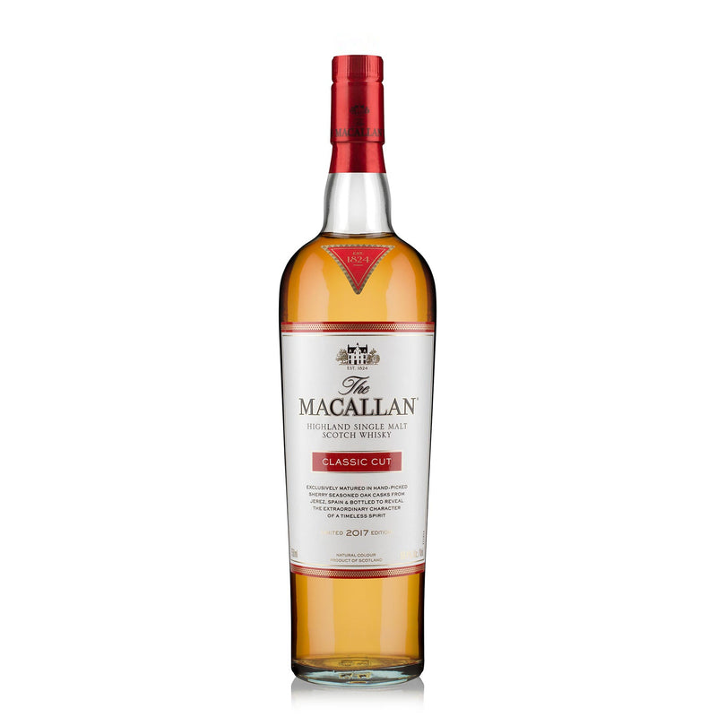 The Macallan Classic Cut Limited Edition 2017 Highland Single Malt Scotch Whisky ABV 58.4% 70cl with Gift Box