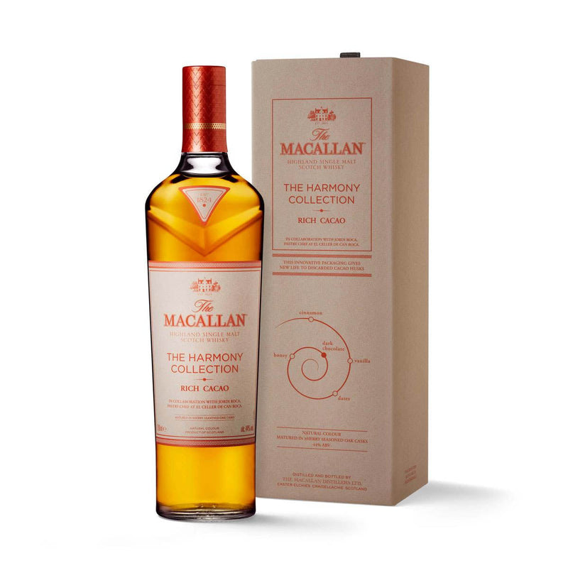 The Macallan The Harmony Collection Rich Cacao Highland Single Malt Scotch Whisky ABV 44% 70cl with Gift Box