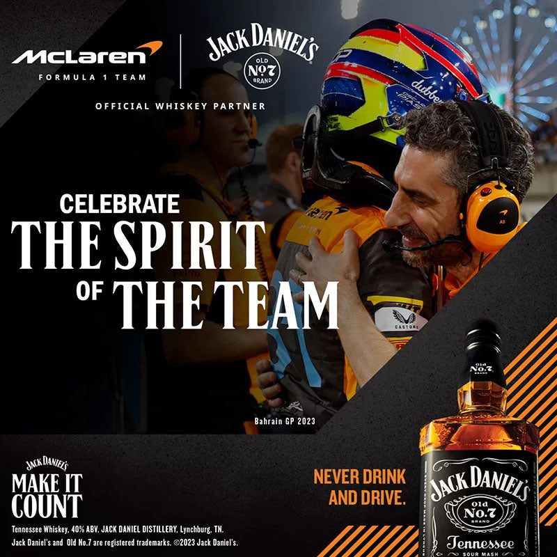 McLaren x Jack Daniel's 2023 Edition Tennessee Whiskey ABV 40% 700ml with Gift Box